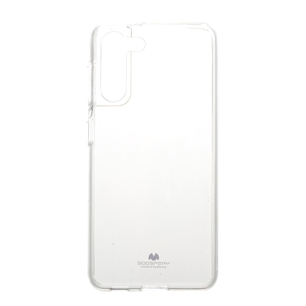 MERCURY GOOSPERY Stylish Glitter Powder Soft TPU Cell Phone Cover for Samsung Galaxy S21 5G - Transparent-1