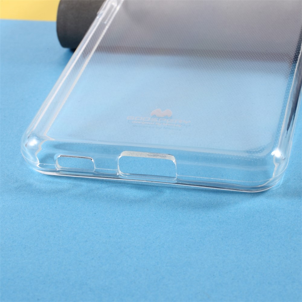 MERCURY GOOSPERY Stylish Glitter Powder Soft TPU Cell Phone Cover for Samsung Galaxy S21 5G - Transparent-4