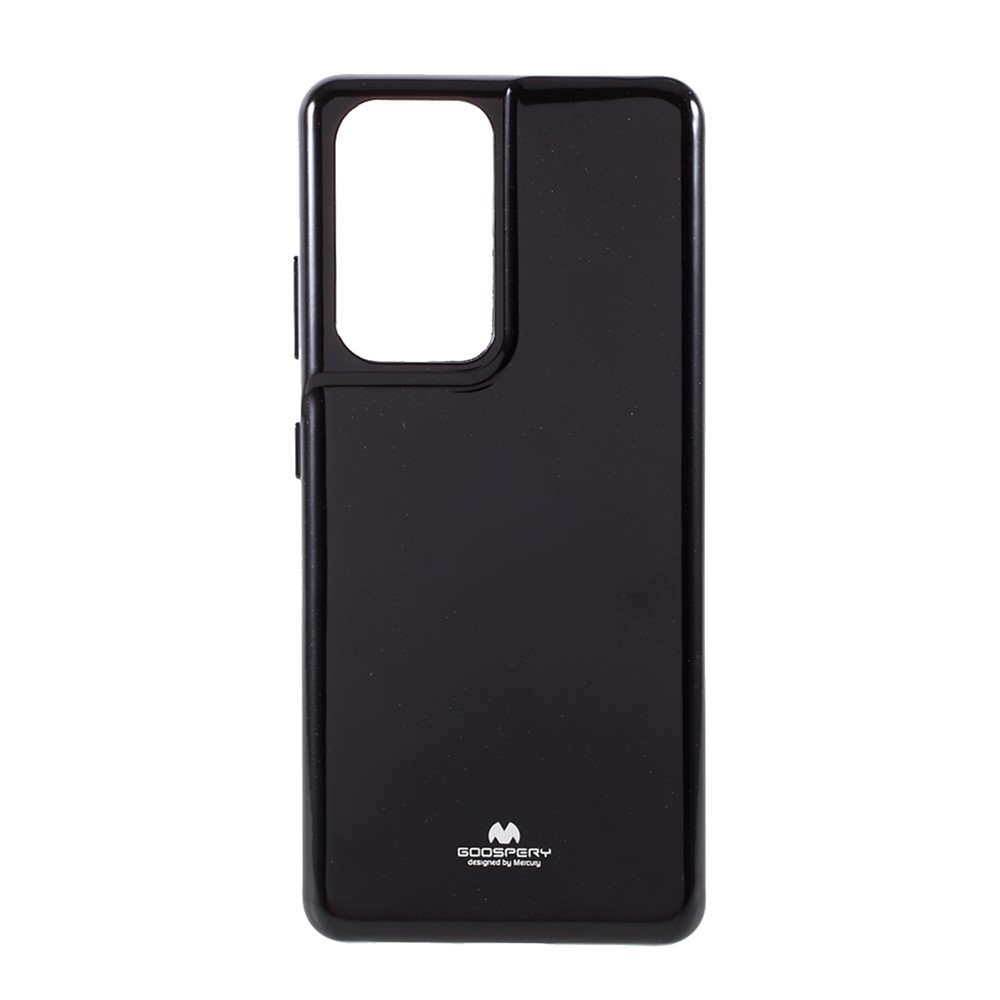 MERCURY GOOSPERY Glitter Powder Design Full Protection TPU Cell Phone Cover for Samsung Galaxy S21 Ultra 5G - Black-1