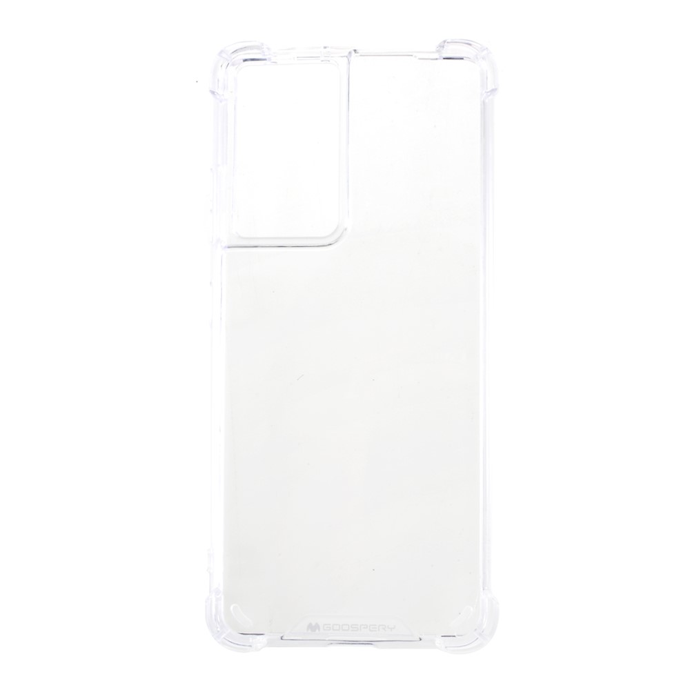 MERCURY GOOSPERY Four Corner Cushion Shockproof Acrylic + TPU Hybrid Stylish Shell for Samsung Galaxy S21 Ultra 5G-1