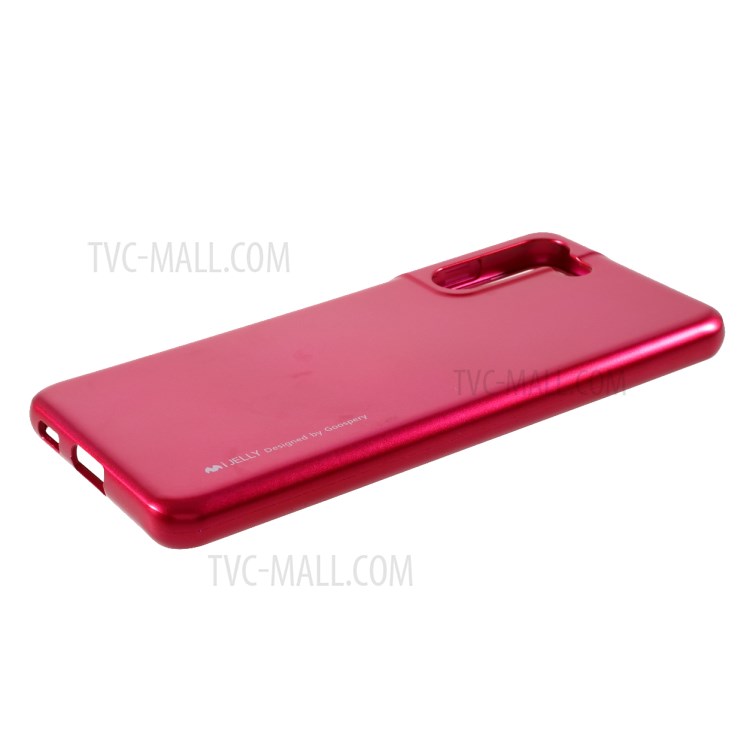 MERCURY GOOSPERY i JELLY Metal Case TPU Phone Cover Shell for Samsung Galaxy S21 Plus 5G - Rose-4