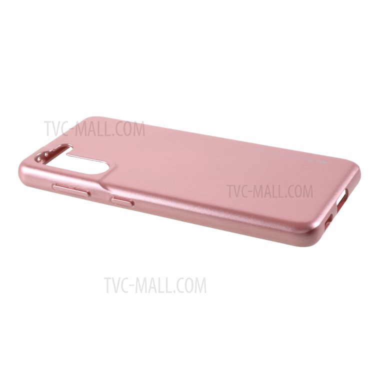 MERCURY GOOSPERY i JELLY Metal Case TPU Phone Cover Shell for Samsung Galaxy S21 Plus 5G - Rose Gold-3