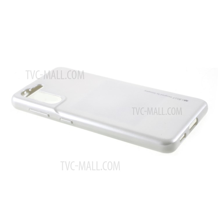 MERCURY GOOSPERY i JELLY TPU Full Protection Phone Case for Samsung Galaxy S21 5G - White-3
