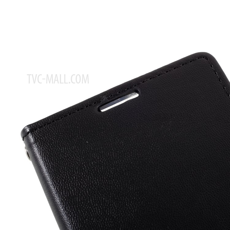 MERCURY GOOSPERY Bravo Diary Leather Wallet Stand Design Case for Samsung Galaxy S21 Ultra 5G - Black-8