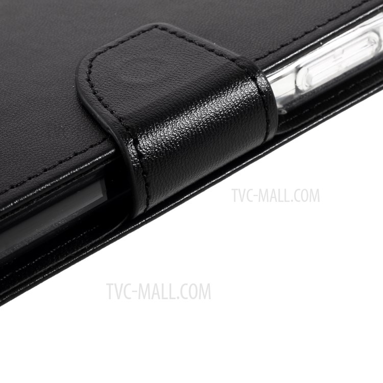 MERCURY GOOSPERY Bravo Diary Leather Wallet Stand Design Case for Samsung Galaxy S21 Ultra 5G - Black-9