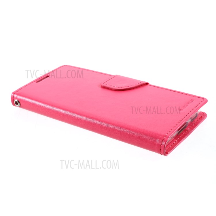 MERCURY GOOSPERY Bravo Diary Leather Case Wallet Stand Design for Samsung Galaxy S21 Plus 5G - Rose-4