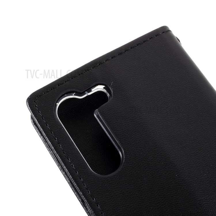 MERCURY GOOSPERY Bravo Diary Leather Case for Samsung Galaxy S21 5G Wallet Design Shell - Black-10