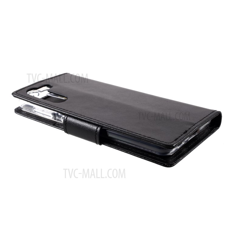 MERCURY GOOSPERY Bravo Diary Leather Case for Samsung Galaxy S21 5G Wallet Design Shell - Black-6