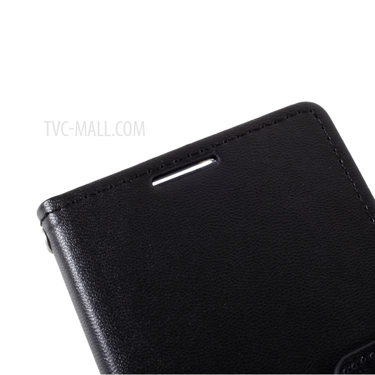 MERCURY GOOSPERY Bravo Diary Leather Case for Samsung Galaxy S21 5G Wallet Design Shell - Black-7