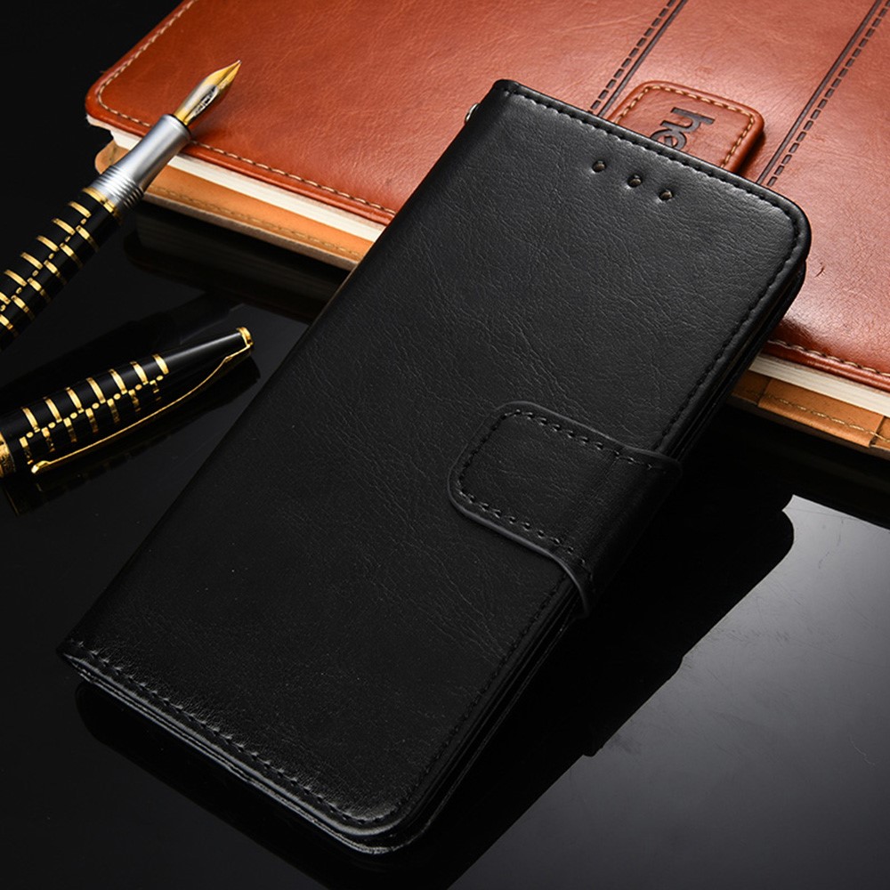 PU Leather Case Cover for Samsung Galaxy A42 5G Wallet Stand Design Protective Shell - Black-10