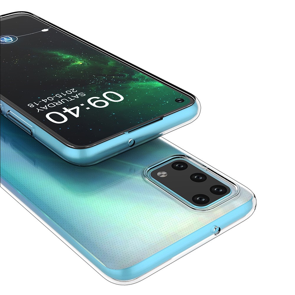 Crystal Clear TPU Cell Phone Case Accessory 1.0mm for Samsung Galaxy A02s (EU Version)-3