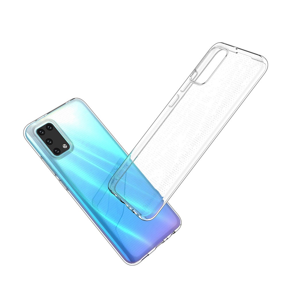 Crystal Clear TPU Cell Phone Case Accessory 1.0mm for Samsung Galaxy A02s (EU Version)-5