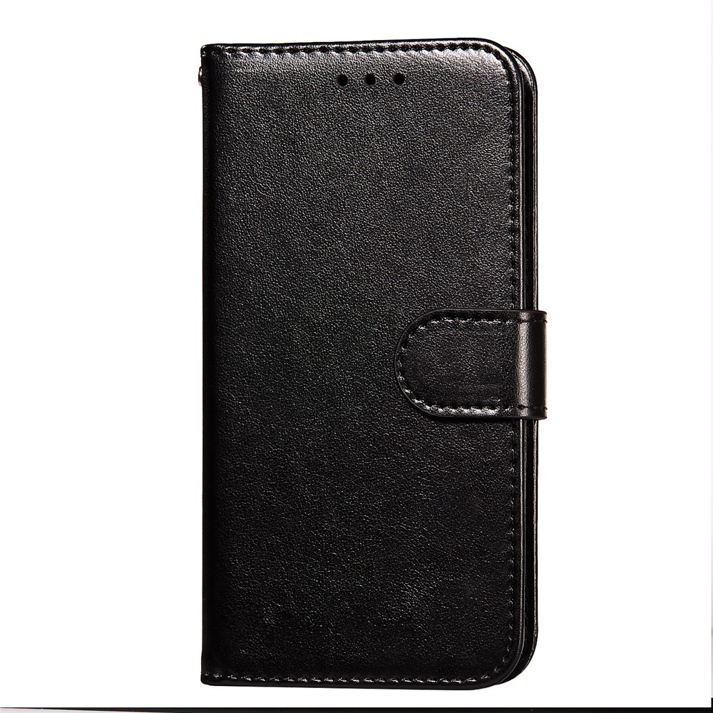 Dual-side-magnetverschluss-lederschutz Für Samsung Galaxy A72 5G / A72 4G Wallet Stand Case - Schwarz