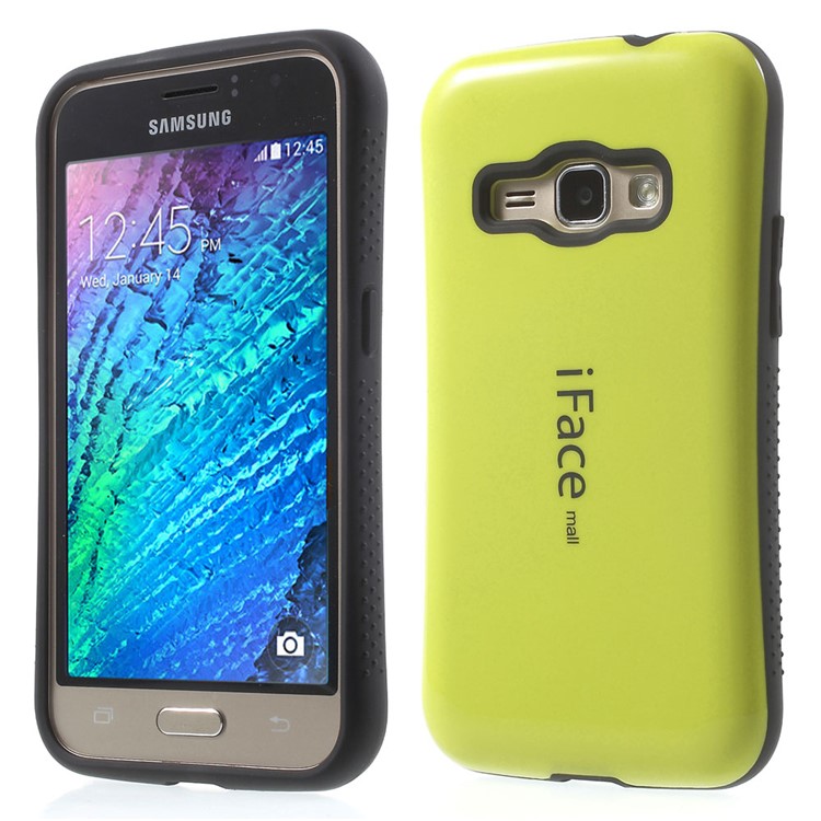 

IFACE MALL PC + TPU Комбинированная Крышка Для Галактики Samsung J1 (2016) - Желтый