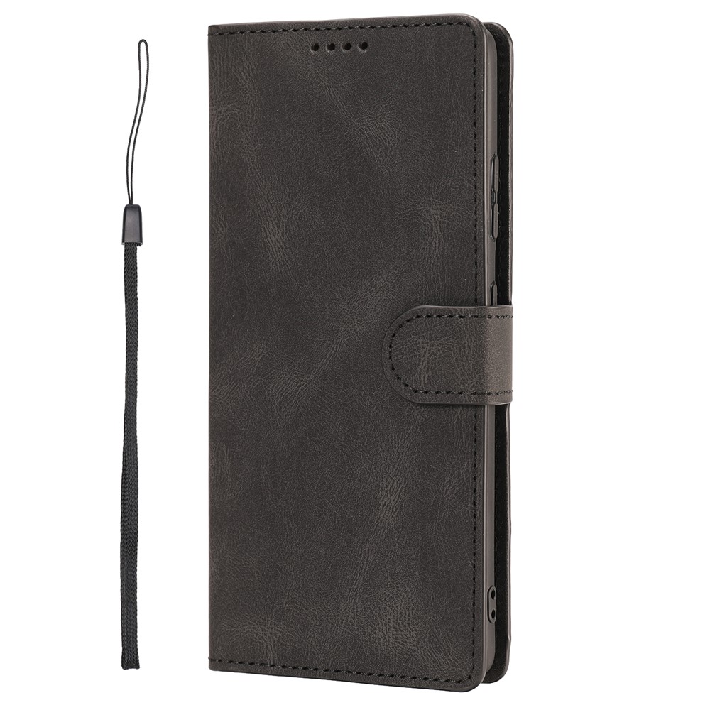 Wallet Stand Design Fantasy Classic Leather Phone Case for Samsung Galaxy S21 Ultra - Black-10