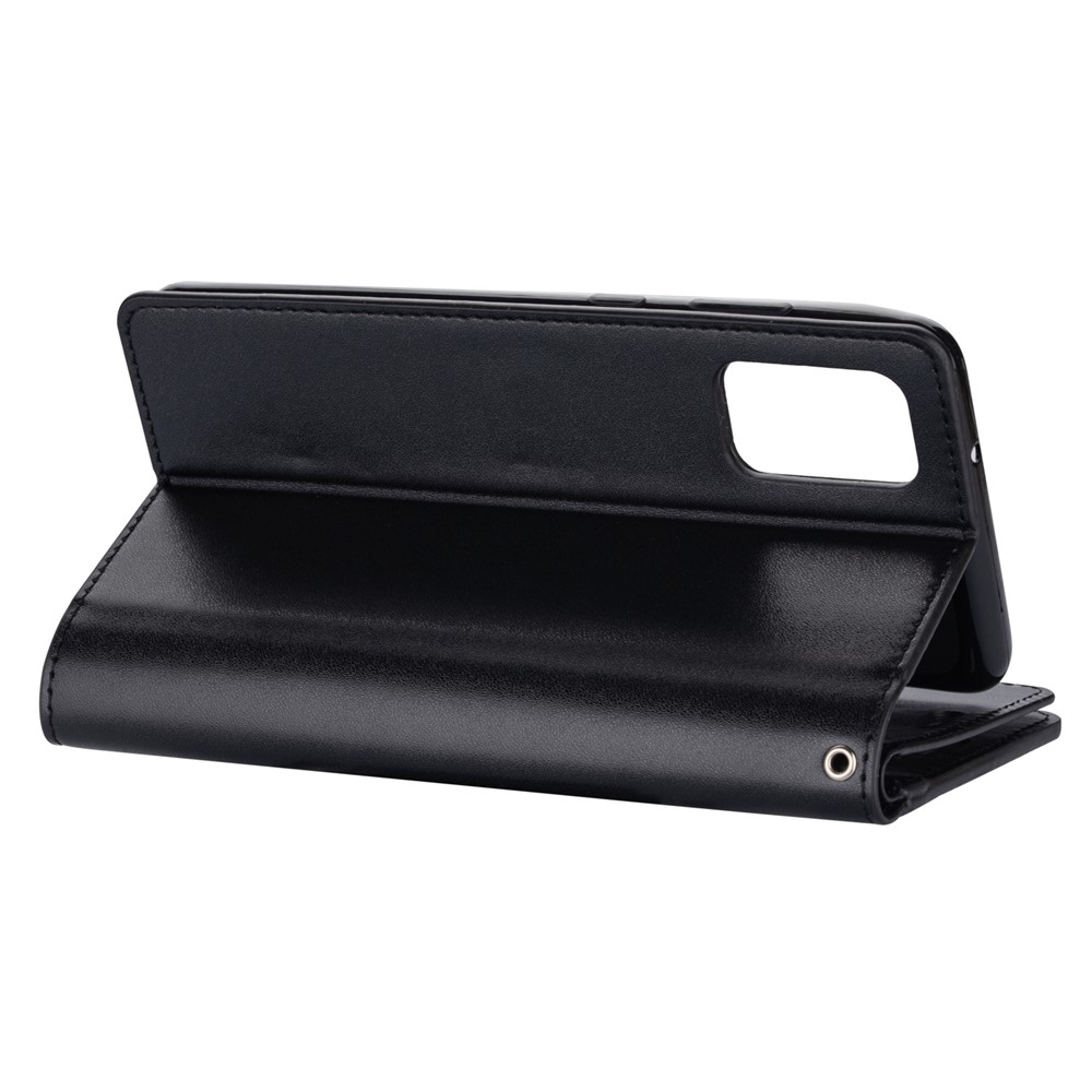 Multi-function Leather Wallet Stand Cover Case for Samsung Galaxy A72 5G - Black-6