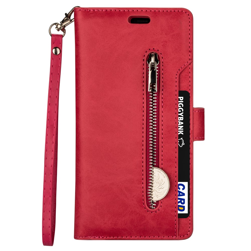 Multi-function Leather Wallet Stand Cover Case for Samsung Galaxy S21+ 5G - Rose-2