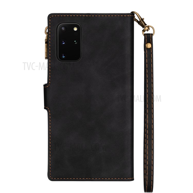 Fashion Wallet PU Leather Coated TPU Cover for Samsung Galaxy A32 5G - Black-3