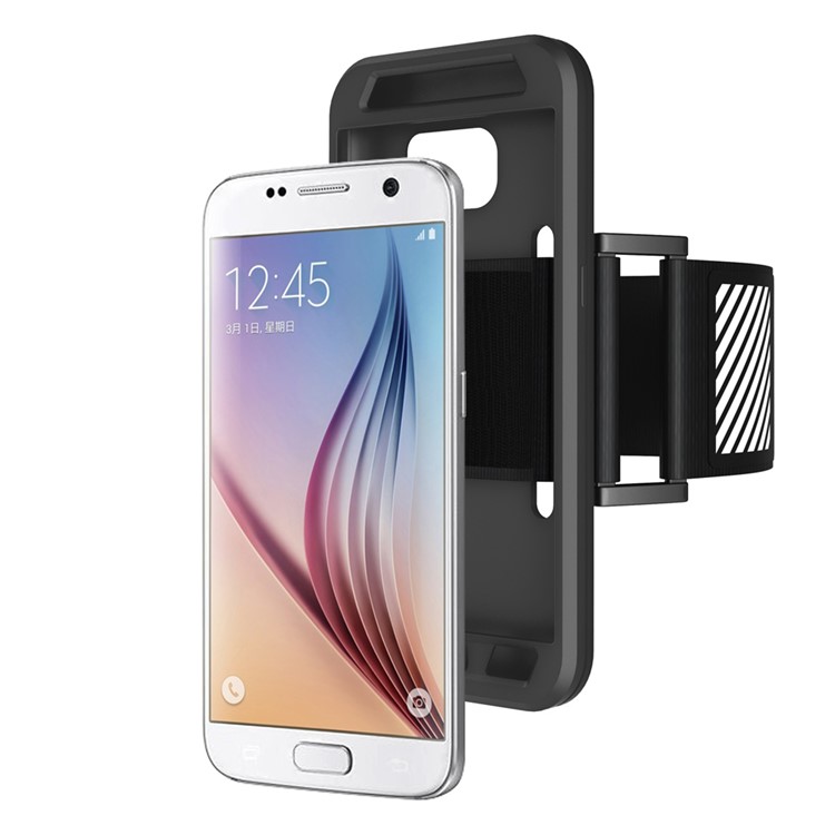 

Силиконовый Спортивный Браслет Для Галактики Samsung S7 G930 С Отражающей Полосой Света - Черный, Galaxy S7