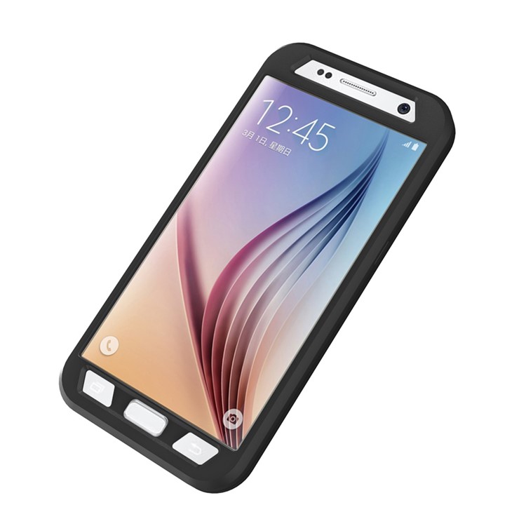 Silikonhülle Sportarmband Für Samsung Galaxy S7 G930 Mit Lichtreflexionsstreifen - Schwarz-6