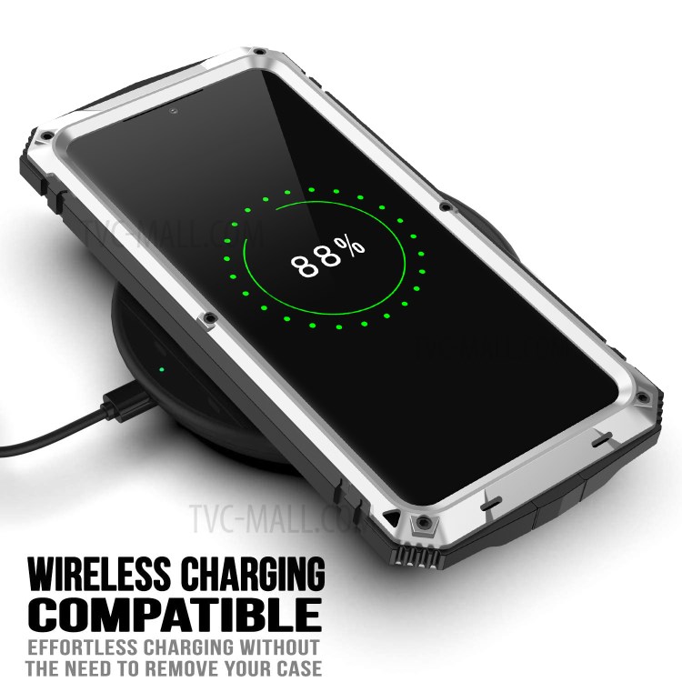 Shockproof Dustproof Kickstand TPU+Metal Protector Cover for Samsung Galaxy S21 Kickstand Shell - Silver-2