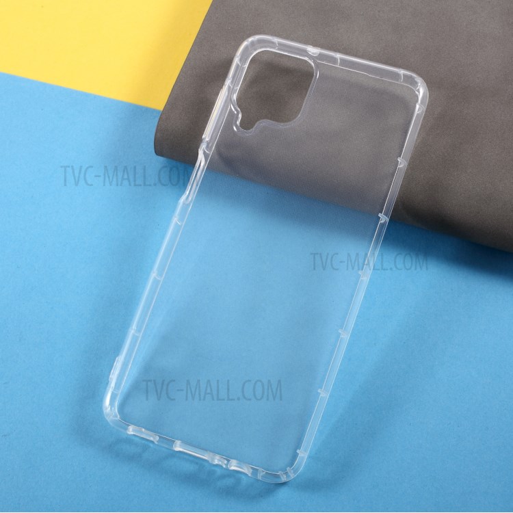 Crystal Clear TPU Cover for Samsung Galaxy A12 Shock Absorption Case-2