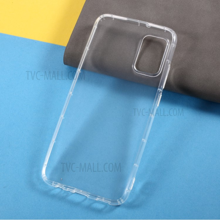Crystal Clear TPU Shock Absorption Phone Cover for Samsung Galaxy A02s (EU Version) Case-5