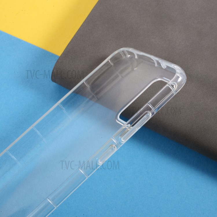 Crystal Clear TPU Shock Absorption Phone Cover for Samsung Galaxy A02s (EU Version) Case-6