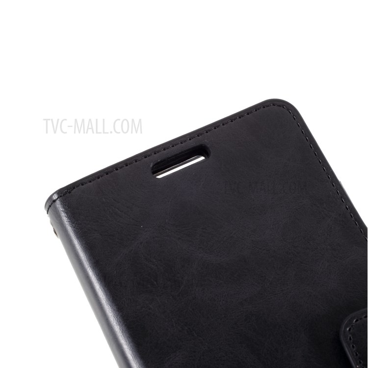 MERCURY GOOSPERY Mansoor Series Wallet Style Leather Cover Case for Samsung Galaxy S21 - Black-11