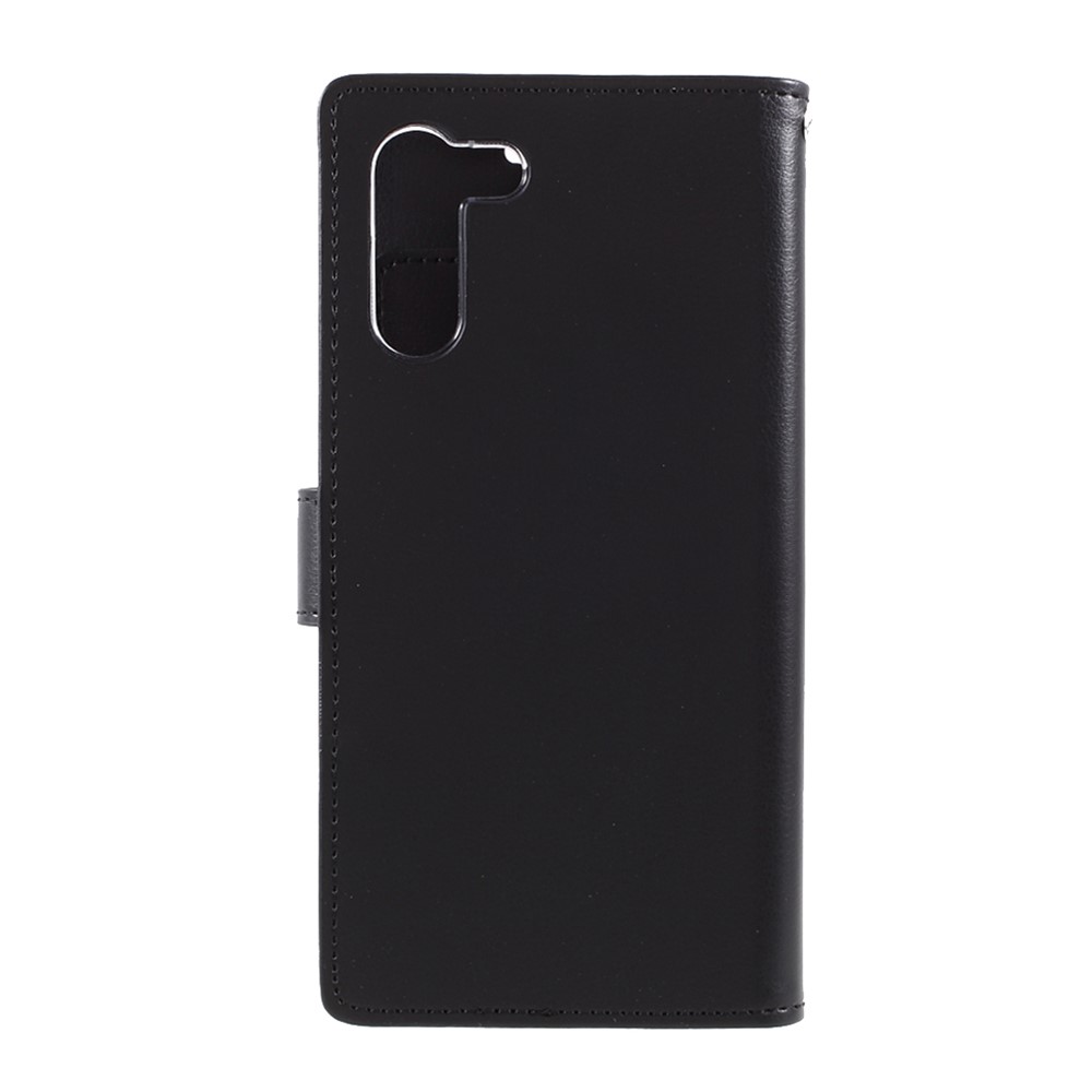 MERCURY GOOSPERY Rich Diary Metal Buckle Wallet PU Leather Case for Samsung Galaxy S21+ - Black-3