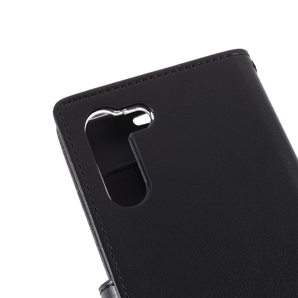 MERCURY GOOSPERY Rich Diary Metal Buckle Wallet PU Leather Case for Samsung Galaxy S21+ - Black-8