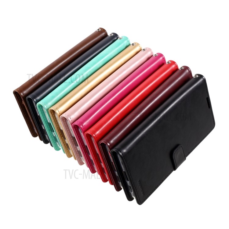 MERCURY GOOSPERY Blue Moon Leather Wallet Stand Case for Samsung Galaxy S21 Ultra Cover - Rose-10