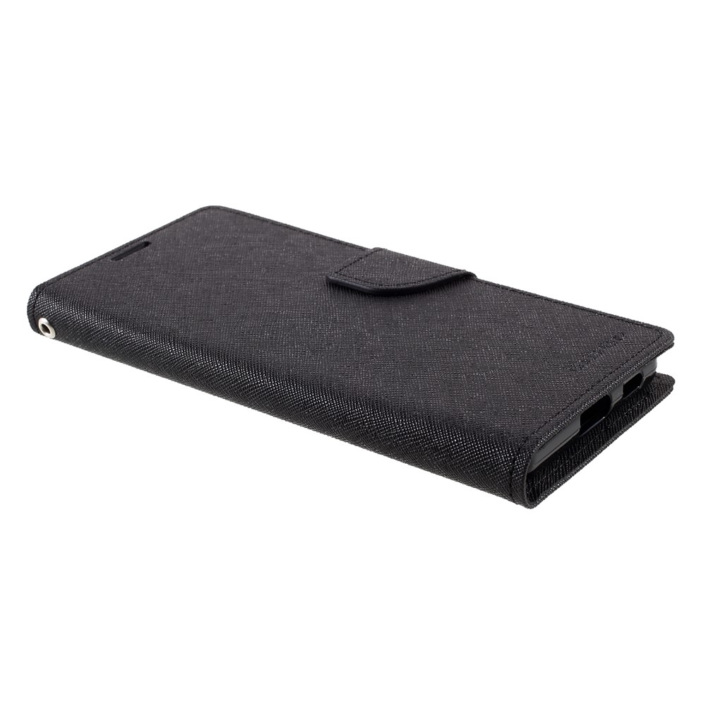 MERCURY GOOSPERY Leather Wallet Stand Case for Samsung Galaxy S21 Ultra Cover - Black-4