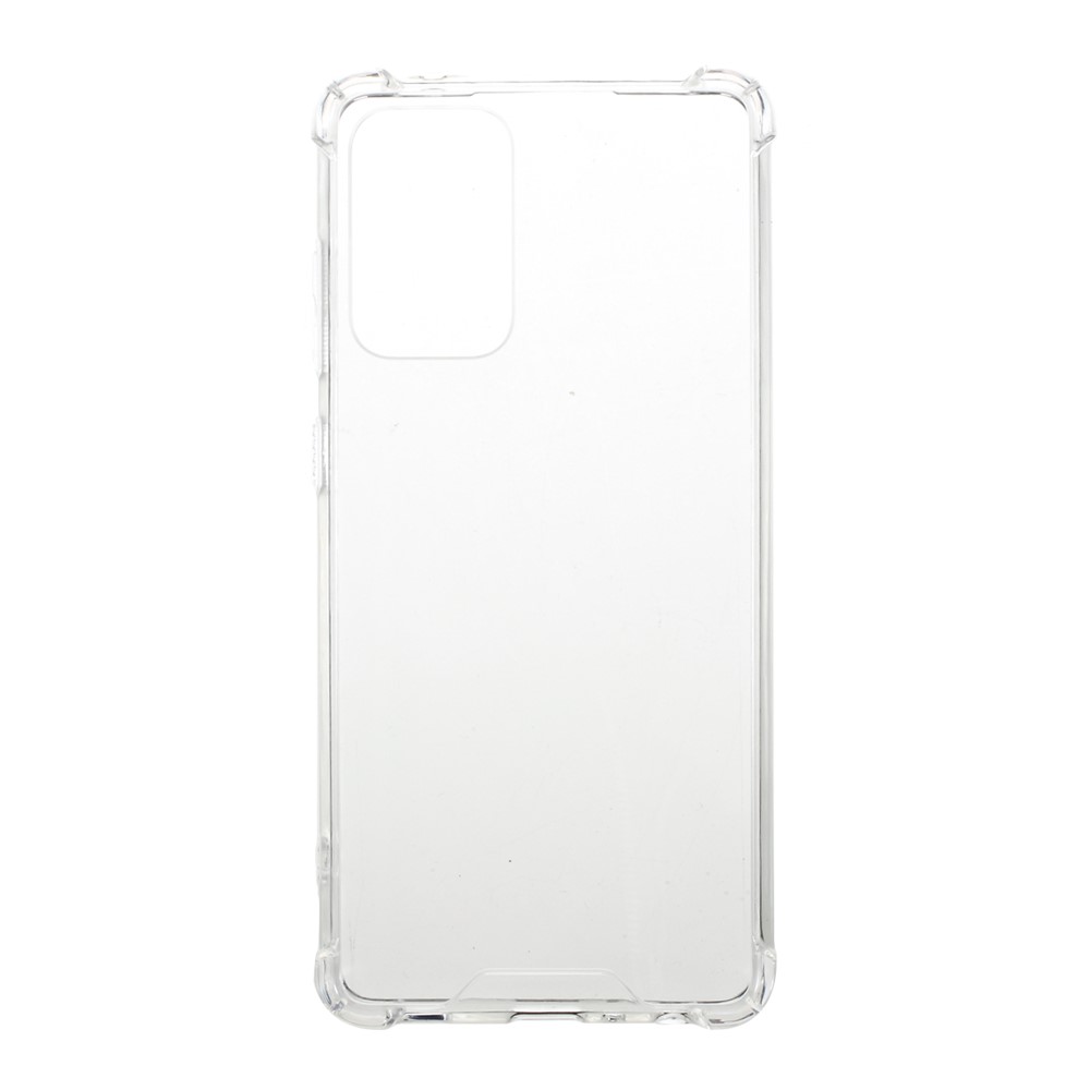 Shockproof Clear Acrylic Back Panel + Soft TPU Edge Combo Case for Samsung Galaxy A72 5G-1