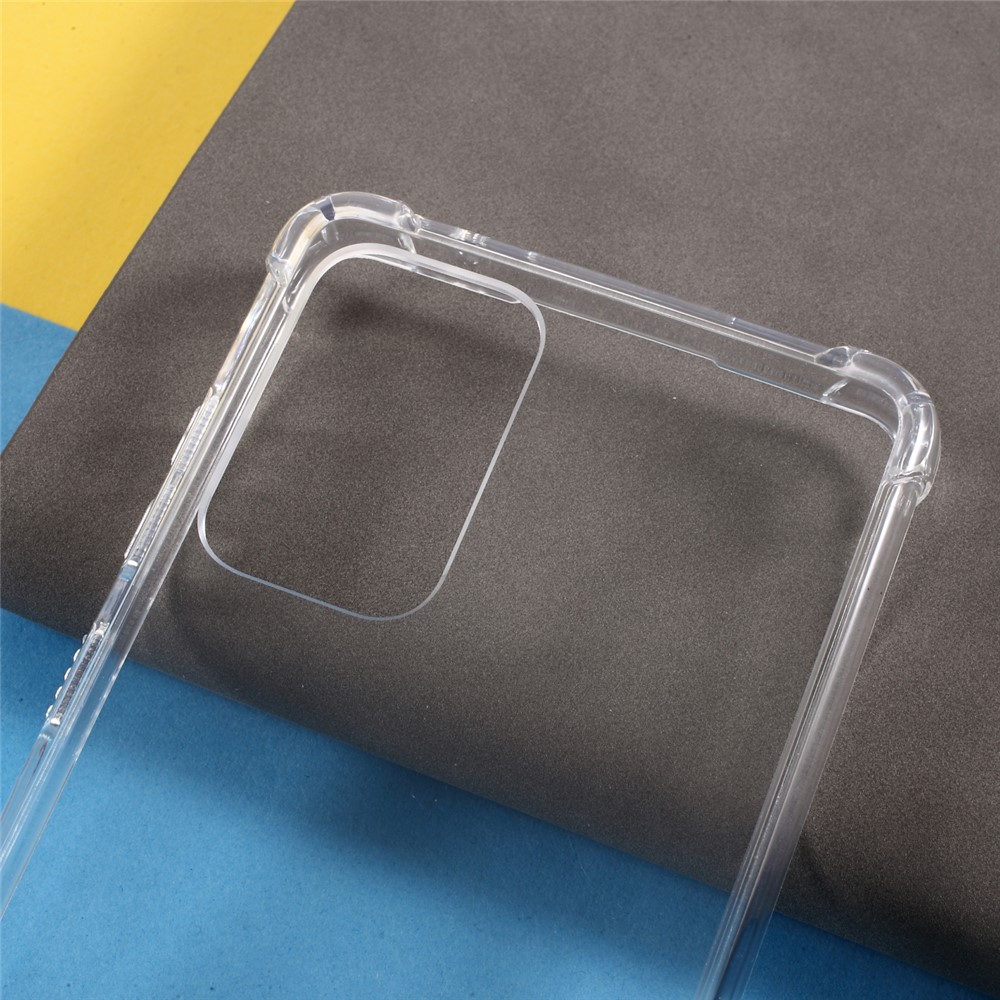 Shockproof Clear Acrylic Back Panel + Soft TPU Edge Combo Case for Samsung Galaxy A72 5G-3