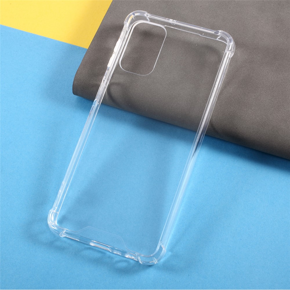 Shock-Absorbed Transparent Acrylic Back + TPU Edge Combo Case for Samsung Galaxy A32 5G-2