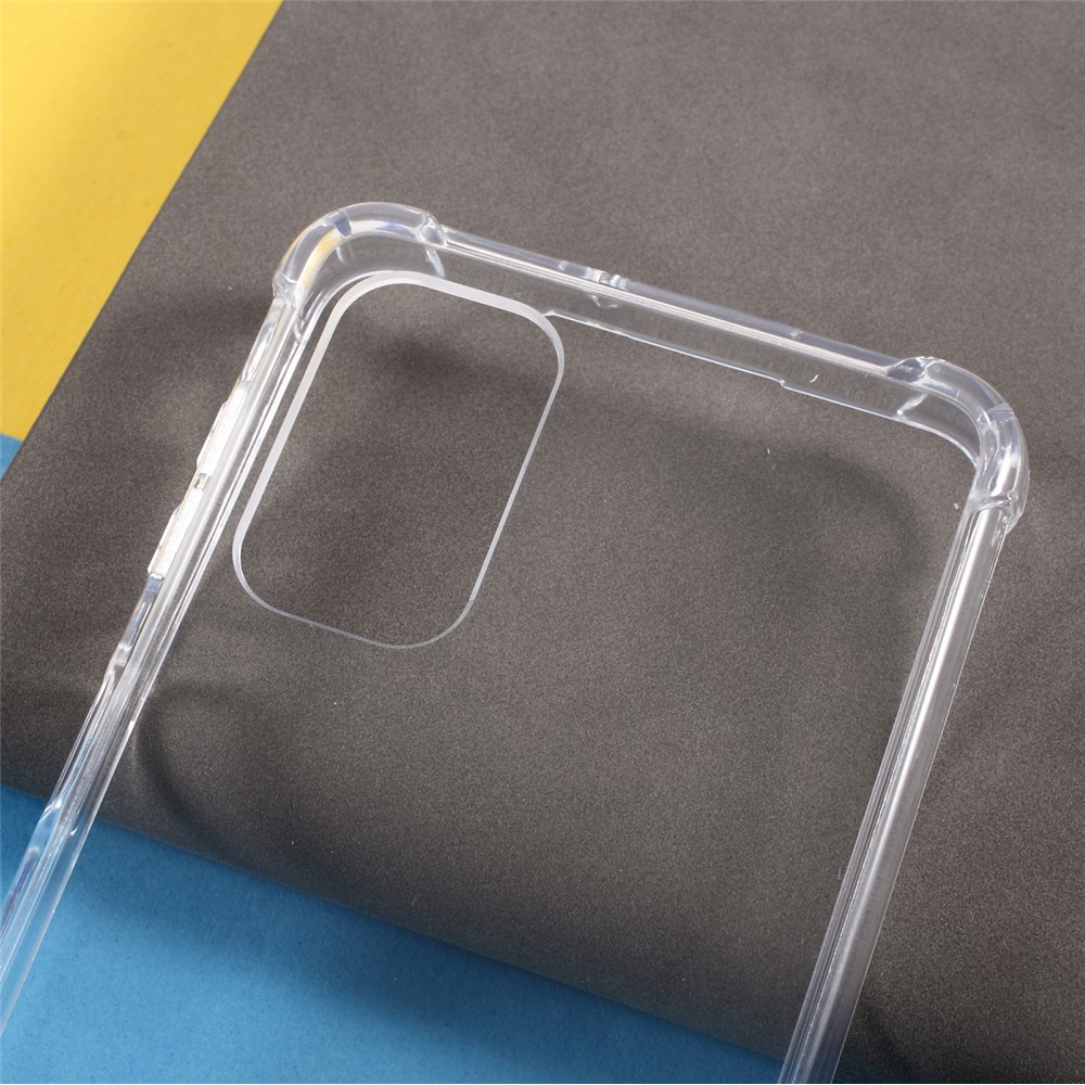Shock-Absorbed Transparent Acrylic Back + TPU Edge Combo Case for Samsung Galaxy A32 5G-3