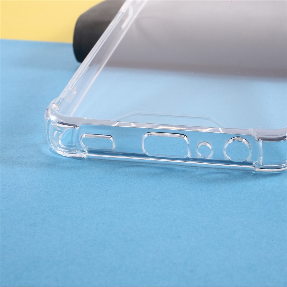 Shock-Absorbed Transparent Acrylic Back + TPU Edge Combo Case for Samsung Galaxy A32 5G-4