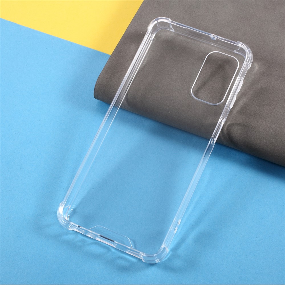 Shock-Absorbed Transparent Acrylic Back + TPU Edge Combo Case for Samsung Galaxy A32 5G-5