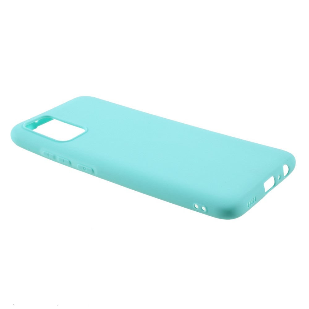 Solid Color Matte Soft TPU Phone Cover Case for Samsung Galaxy A02s (EU Version) - Blue-3