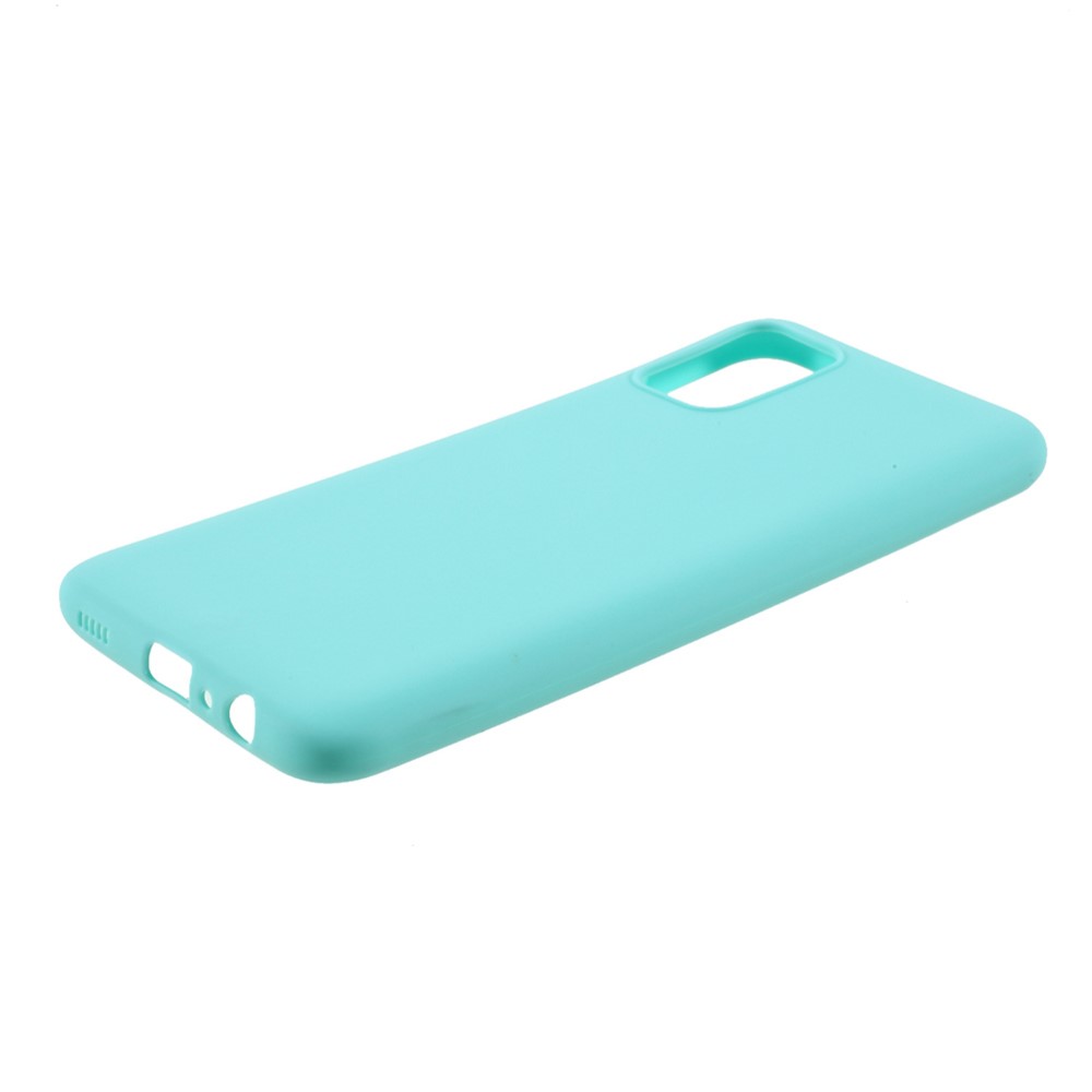 Solid Color Matte Soft TPU Phone Cover Case for Samsung Galaxy A02s (EU Version) - Blue-4