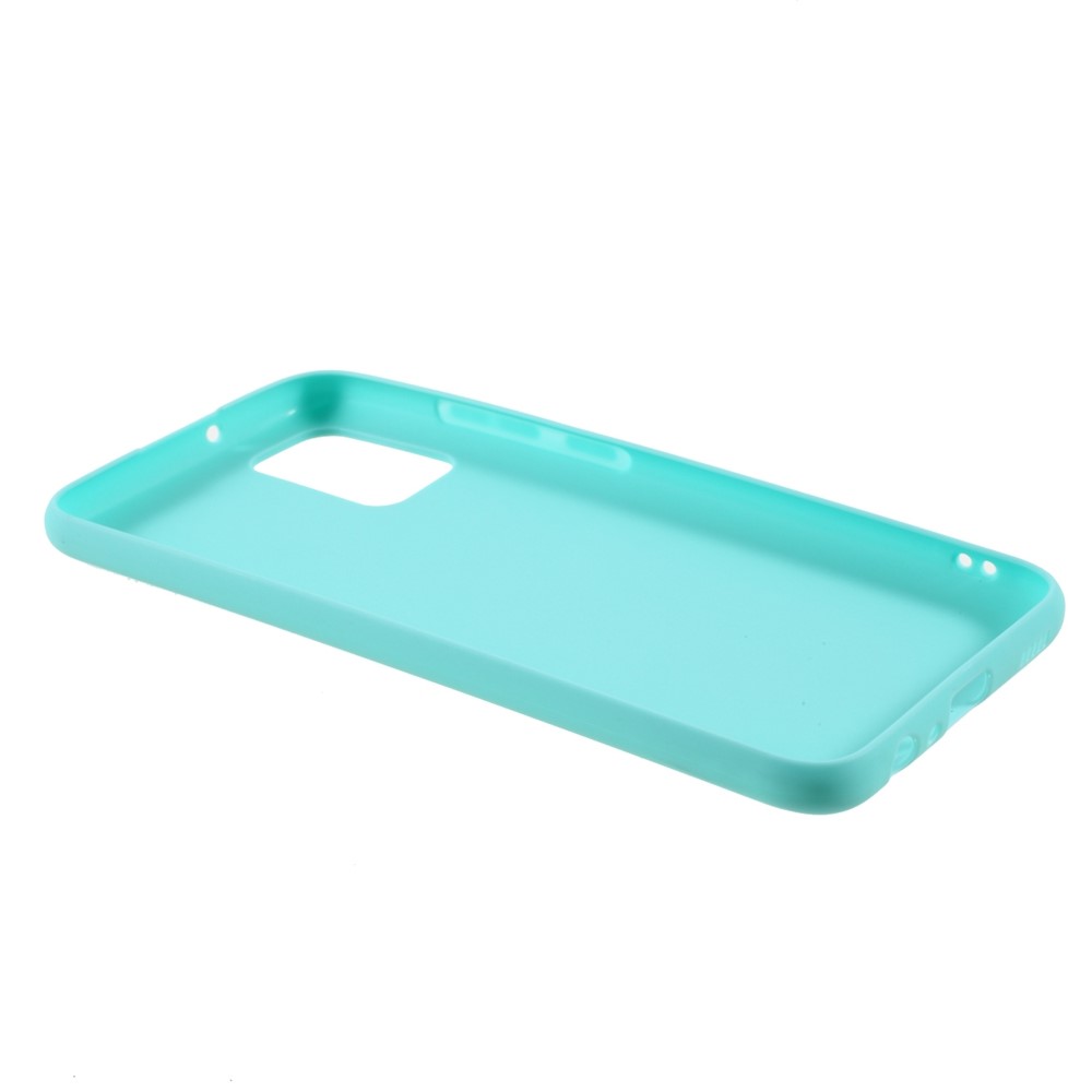 Solid Color Matte Soft TPU Phone Cover Case for Samsung Galaxy A02s (EU Version) - Blue-5