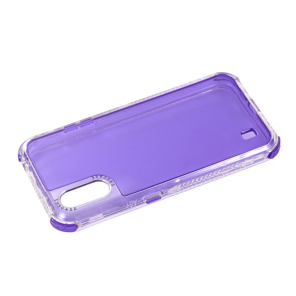 Hard PC+TPU Protective Phone Case for Samsung Galaxy A01 - Purple-6