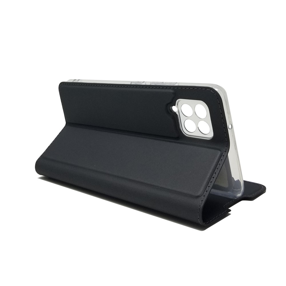 Magnetic Closure PU Leather Stand Cell Phone Case for Samsung Galaxy A42 5G - Black-5