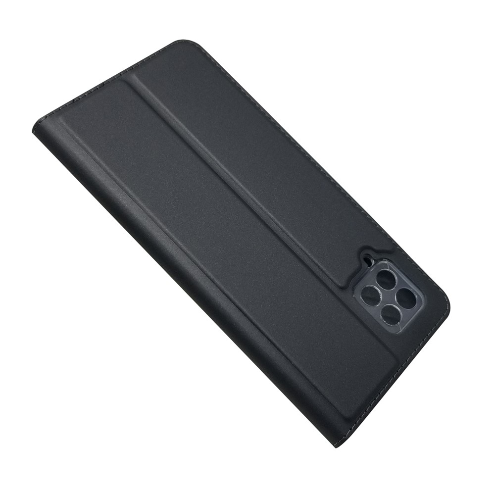 Magnetic Closure PU Leather Stand Cell Phone Case for Samsung Galaxy A42 5G - Black-7