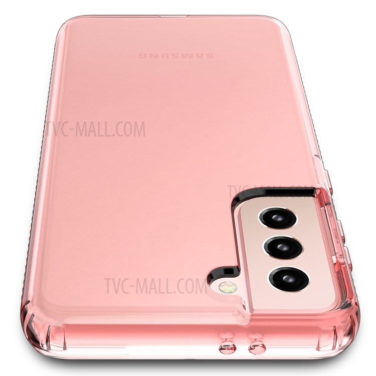 GW18 Clear Color TPU Protective Case for Samsung Galaxy S21+ - Pink-5