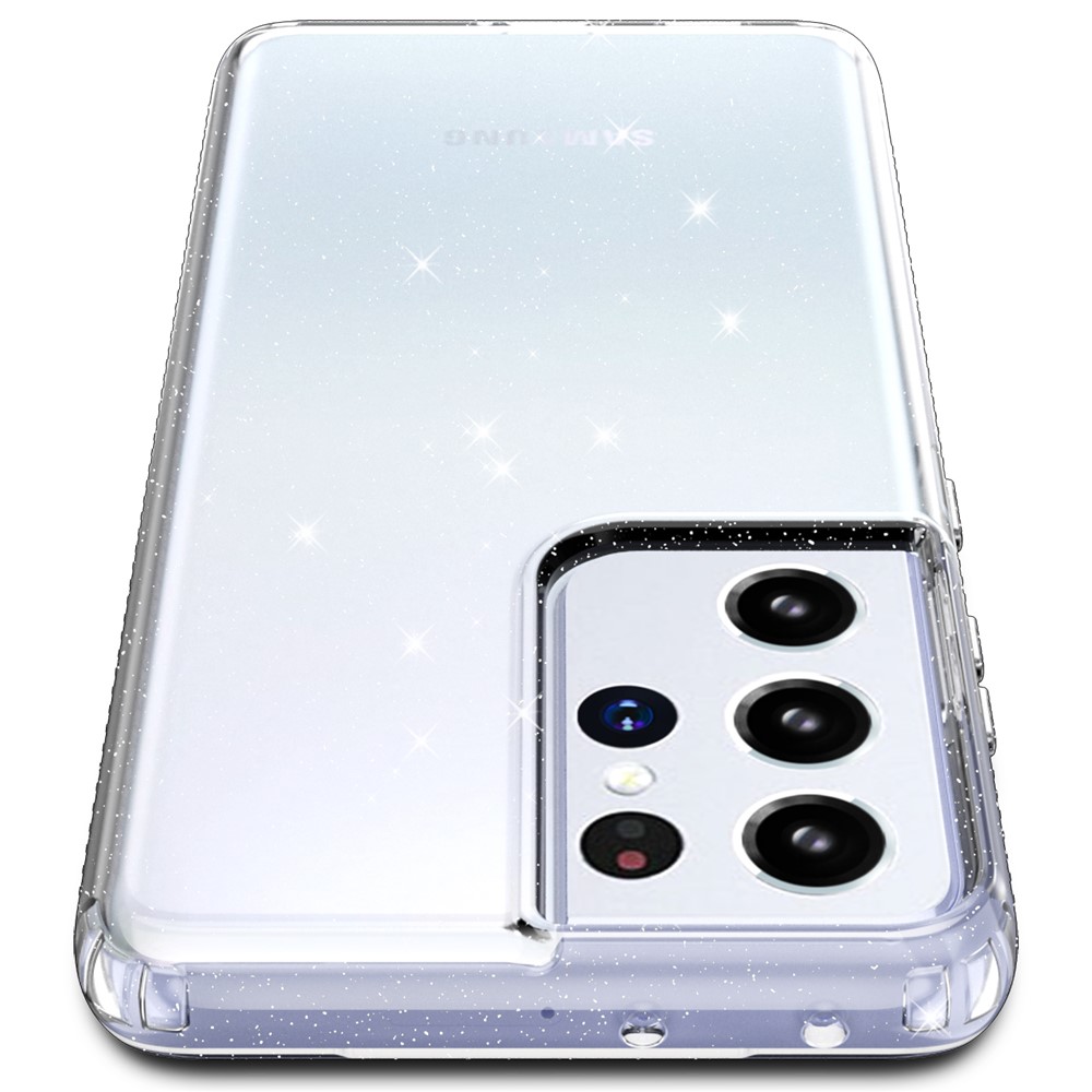 Wholesale GW18 Clear Color Flash Powder TPU Protective Case for Samsung  Galaxy S21 Ultra 5G - Transparent from China | TVC-Mall.com