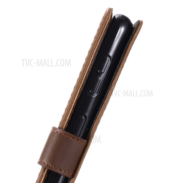 Retro Style Crazy Horse Leather Wallet Case for Samsung Galaxy S21 5G Cover - Coffee-10