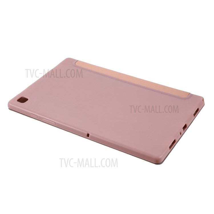 AMORUS Tri-fold Leather with Stand Stylish Case for Samsung Galaxy Tab A7 10.4 (2020) T500 - Rose Gold-4