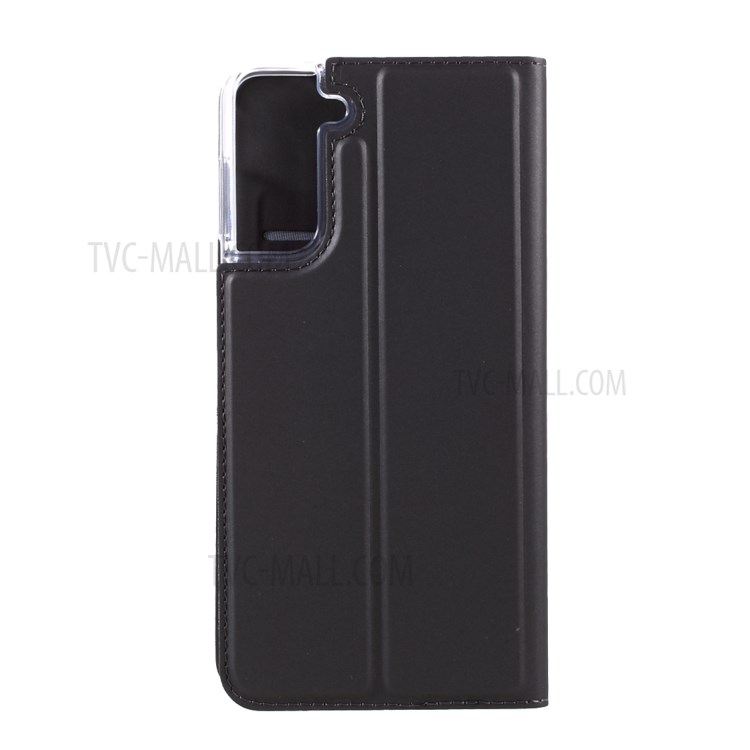 Magnetic Adsorption Stand Leather Card Holder Case for Samsung Galaxy S21+ 5G - Black-3
